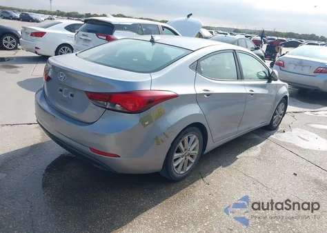 2016 Hyundai Elantra Se from USA, damaged, VIN 5NPDH4AEXGH746299